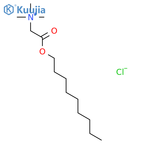 Ethanaminium, N,N,N-trimethyl-2-(nonyloxy)-2-oxo-, chloride structure