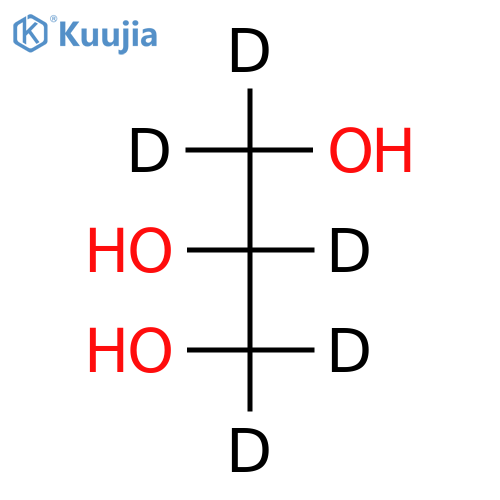 Glycerol-d5 structure
