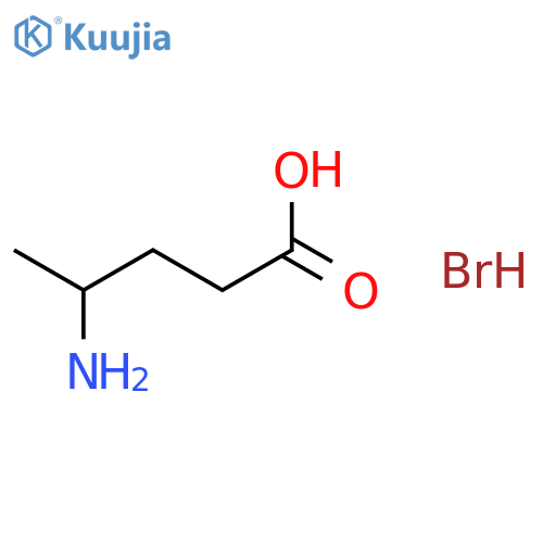 PENTANOIC ACID, 4-AMINO-, HYDROBROMIDE, (-)- structure
