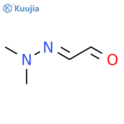 Ethanedial, mono(dimethylhydrazone) structure