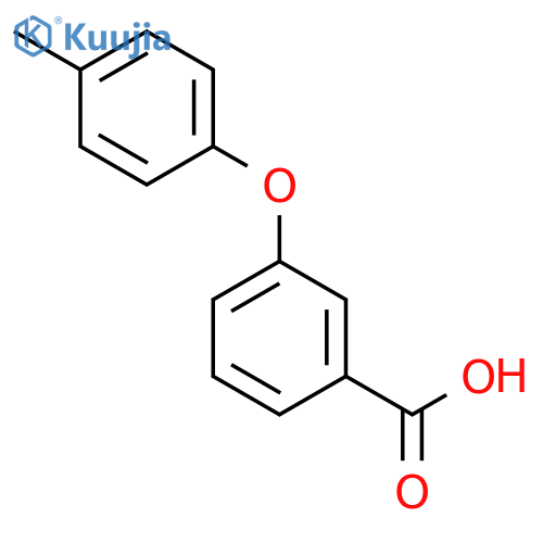 3-(4-Methylphenoxy)benzoic acid structure