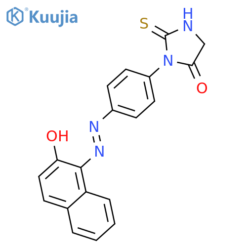 4-Imidazolidinone, 3-[4-[(2-hydroxy-1-naphthalenyl)azo]phenyl]-2-thioxo- structure