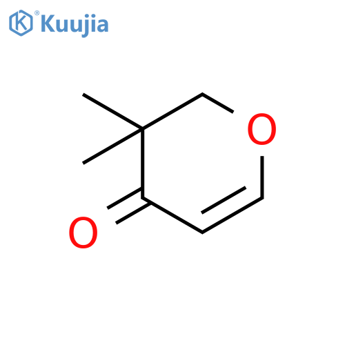 3,3-dimethyl-3,4-dihydro-2H-pyran-4-one structure