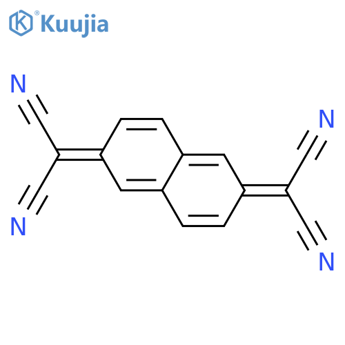 11,11,12,12-Tetracyanonaphtho-2,6-quinodimethane structure