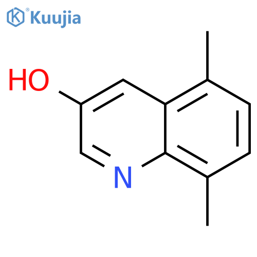 3-Quinolinol, 5,8-dimethyl- structure