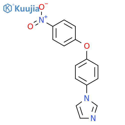 1H-Imidazole, 1-[4-(4-nitrophenoxy)phenyl]- structure
