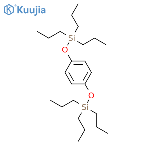 Silane, [1,4-phenylenebis(oxy)]bis[tripropyl- structure