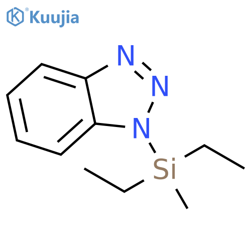 1H-Benzotriazole, 1-(diethylmethylsilyl)- structure