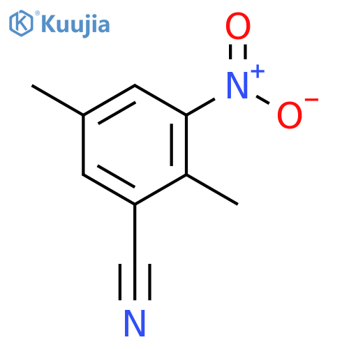 2-Cyano-6-nitro-p-xylene structure