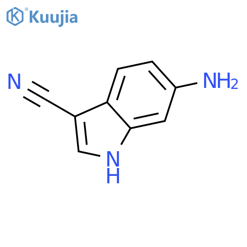 6-Amino-1H-indole-3-carbonitrile structure