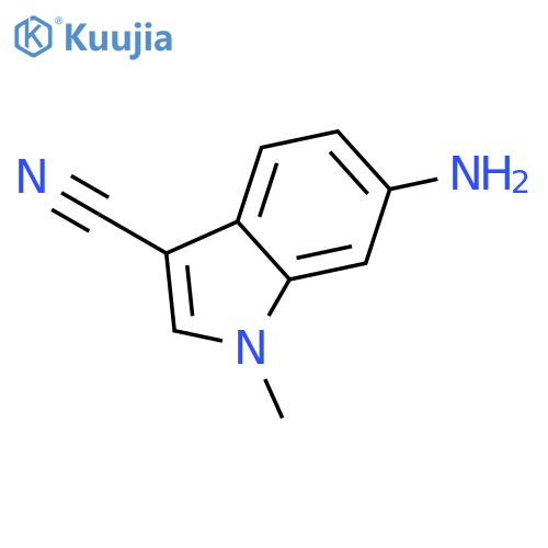 6-amino-1-methyl-1H-Indole-3-carbonitrile structure