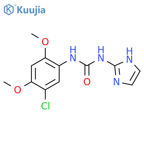 UREA, N-(5-CHLORO-2,4-DIMETHOXYPHENYL)-N'-1H-IMIDAZOL-2-YL- structure
