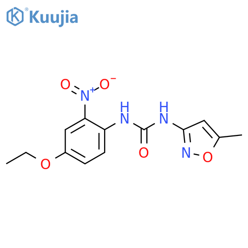 Urea, N-(4-ethoxy-2-nitrophenyl)-N'-(5-methyl-3-isoxazolyl)- structure