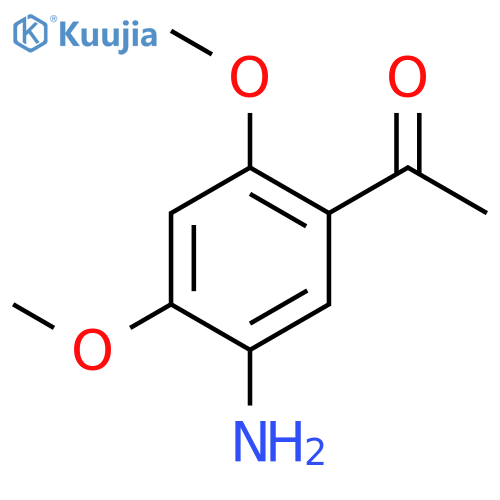Ethanone, 1-(5-amino-2,4-dimethoxyphenyl)- structure