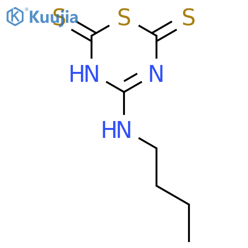 2H-1,3,5-Thiadiazine-2,6(3H)-dithione, 4-(butylamino)- structure
