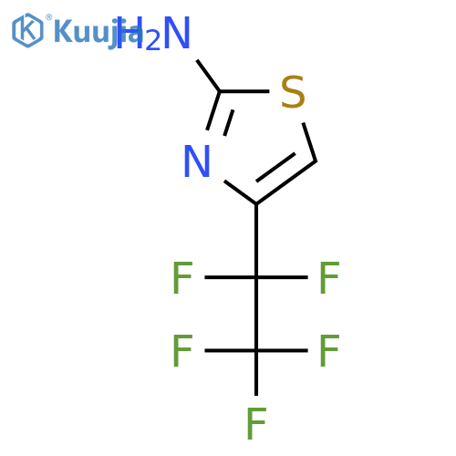 4-(pentafluoroethyl)-1,3-thiazol-2-amine structure