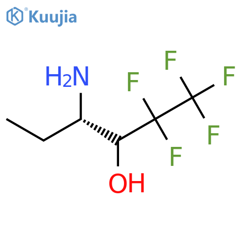 3-HEXANOL, 4-AMINO-1,1,1,2,2-PENTAFLUORO-, (4S)- structure