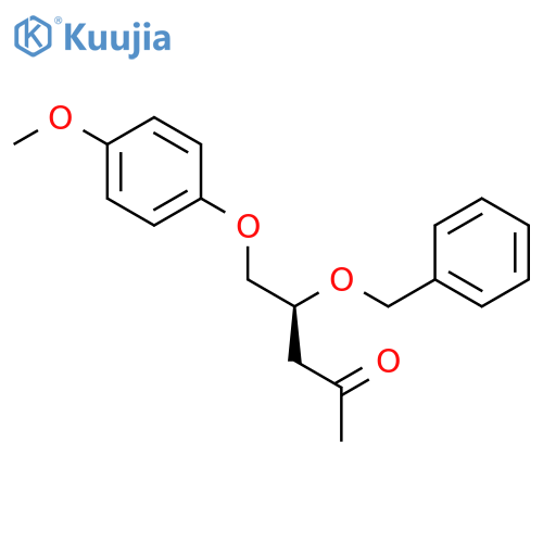 2-PENTANONE, 5-(4-METHOXYPHENOXY)-4-(PHENYLMETHOXY)-, (4S)- structure