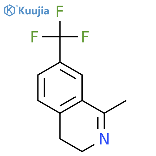ISOQUINOLINE, 3,4-DIHYDRO-1-METHYL-7-(TRIFLUOROMETHYL)- structure