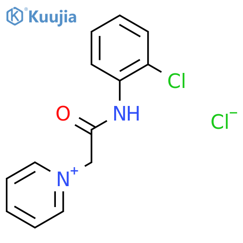 Pyridinium, 1-[2-[(2-chlorophenyl)amino]-2-oxoethyl]-, chloride structure