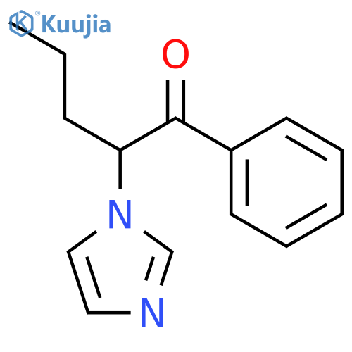 1-Pentanone, 2-(1H-imidazol-1-yl)-1-phenyl- structure