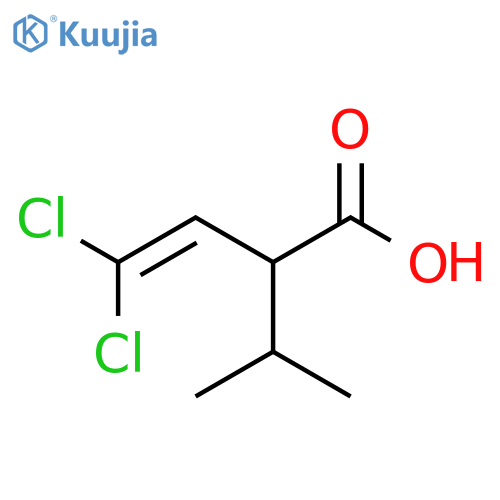 3-BUTENOIC ACID, 4,4-DICHLORO-2-(1-METHYLETHYL)- structure