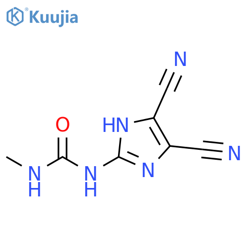 Urea, N-(4,5-dicyano-1H-imidazol-2-yl)-N'-methyl- structure