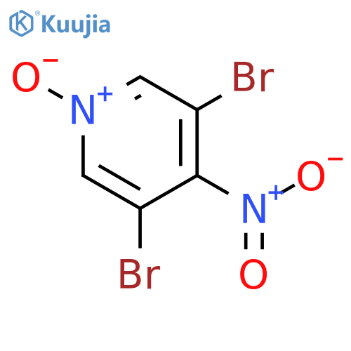 Pyridine,3,5-dibromo-4-nitro-, 1-oxide structure
