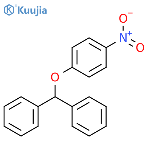 Benzene, 1-(diphenylmethoxy)-4-nitro- structure