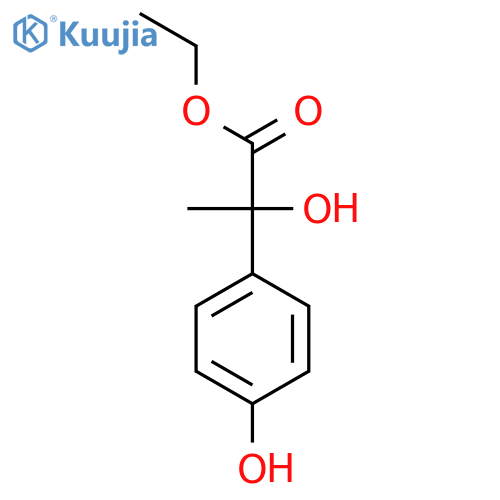 Ethyl p-hydroxyphenyllactate structure