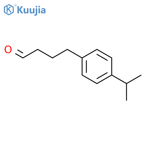 4-4-(propan-2-yl)phenylbutanal structure