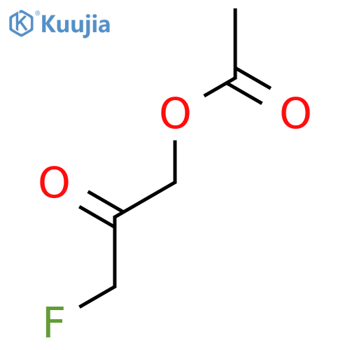 3-fluoro-2-oxopropyl acetate structure
