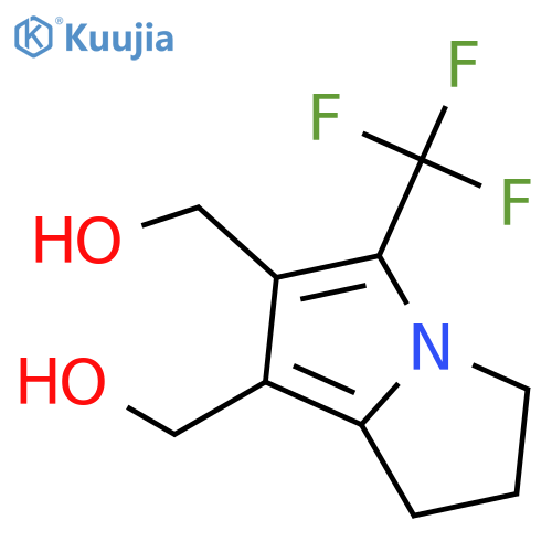 1H-Pyrrolizine-6,7-dimethanol,2,3-dihydro-5-(trifluoromethyl)- structure