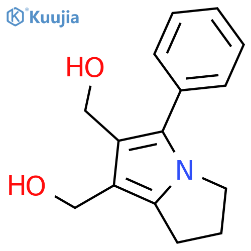 1H-PYRROLIZINE-6,7-DIMETHANOL, 2,3-DIHYDRO-5-PHENYL- structure