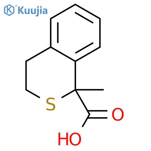1H-2-Benzothiopyran-1-carboxylic acid, 3,4-dihydro-1-methyl- structure