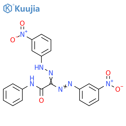 Acetamide,2-[(3-nitrophenyl)azo]-2-[(3-nitrophenyl)hydrazono]-N-phenyl- structure