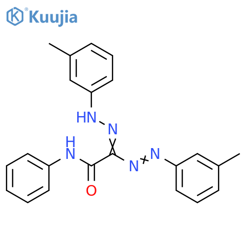 Acetamide,2-[(3-methylphenyl)azo]-2-[(3-methylphenyl)hydrazono]-N-phenyl- structure