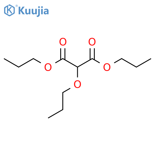 Propanedioic acid, propoxy-, dipropyl ester structure
