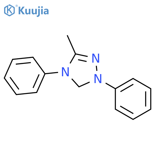 1H-1,2,4-Triazole, 4,5-dihydro-3-methyl-1,4-diphenyl- structure