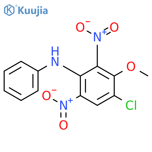 Benzenamine, 4-chloro-3-methoxy-2,6-dinitro-N-phenyl- structure