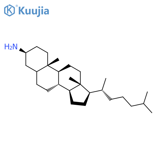 Cholestan-3-amine, (3b)- structure