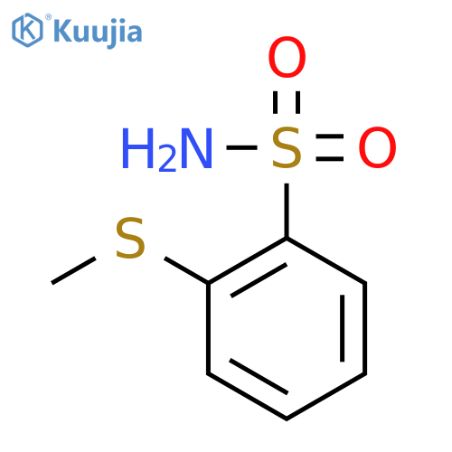 2-(methylsulfanyl)benzene-1-sulfonamide structure