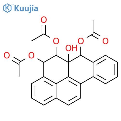 5a-hydroxy-4,5,5a,6-tetrahydrobenzo[pqr]tetraphene-4,5,6-triyl triacetate structure