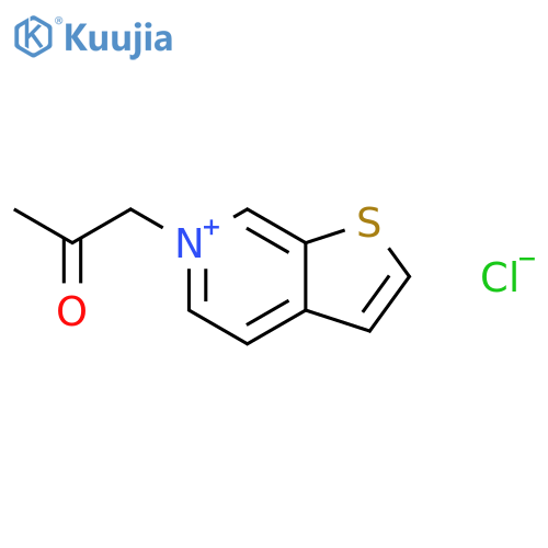 Thieno[2,3-c]pyridinium, 6-(2-oxopropyl)-, chloride structure