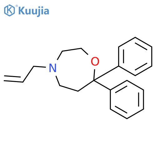 4-Allyl-7,7-diphenyl-1,4-oxazepane structure