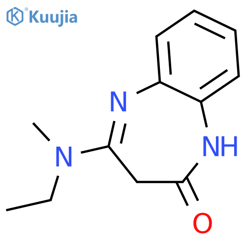 2H-1,5-Benzodiazepin-2-one, 4-(ethylmethylamino)-1,3-dihydro- structure