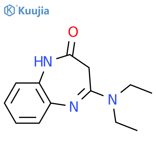 4-(diethylamino)-1,3-dihydro-2H-1,5-benzodiazepin-2-one structure