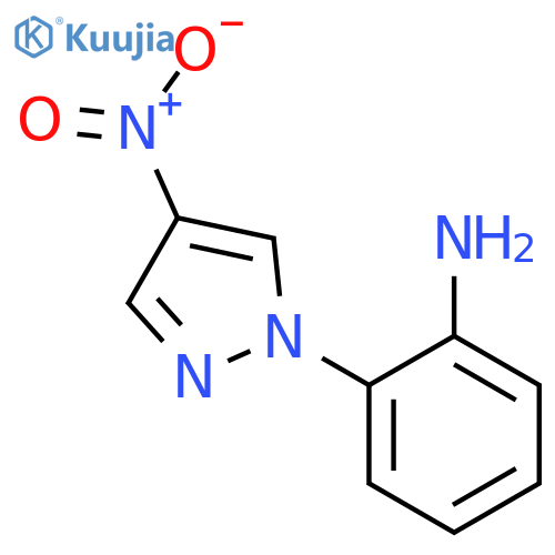2-(4-nitro-1H-pyrazol-1-yl)aniline structure
