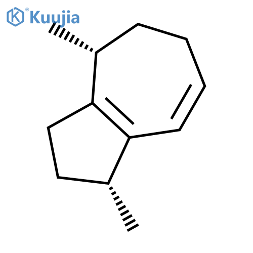 Azulene, 1,2,3,4,5,6-hexahydro-1,4-dimethyl-, (1R,4R)- structure