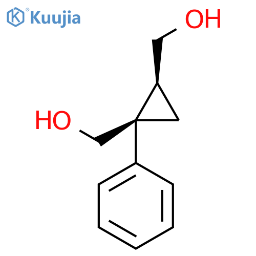 1,2-Cyclopropanedimethanol, 1-phenyl-, (1R,2S)- structure